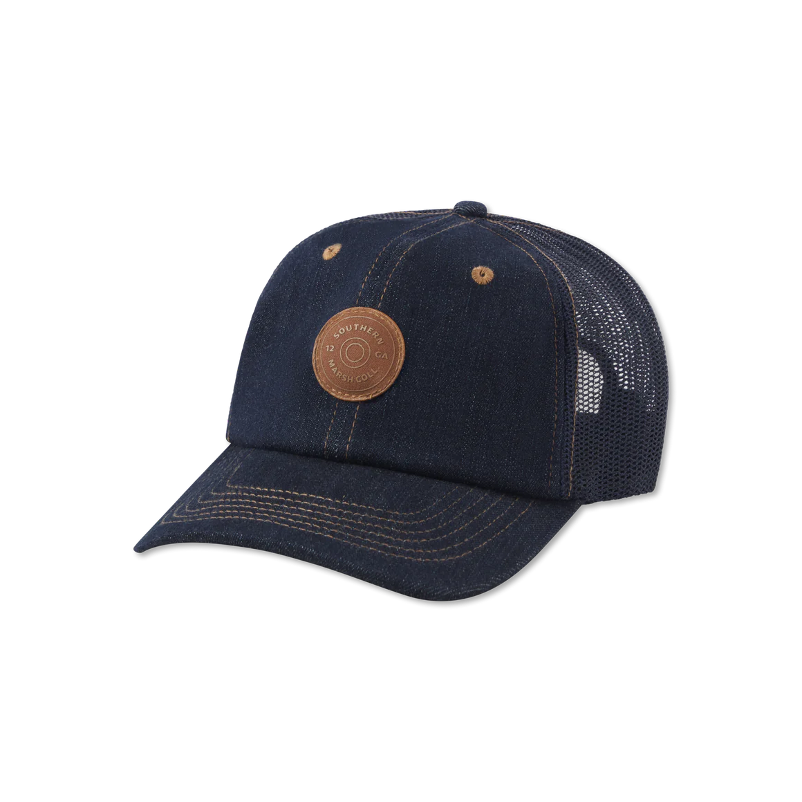 Youth Trucker Hat Washed Denim