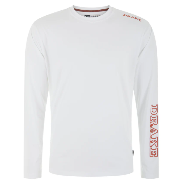 Drake Lakeshore Performance LS Crew - White