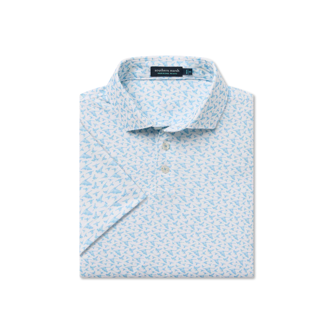 Youth Flyline Performance Polo - In Flight - White - Image 2