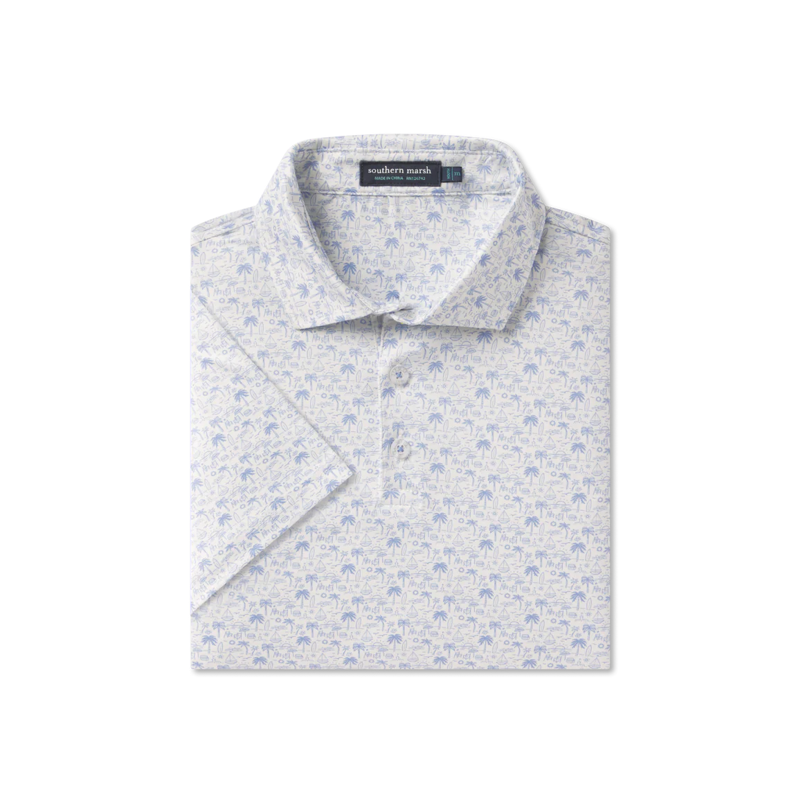 Youth Flyline Performance Polo - Summertime Blues - Image 3