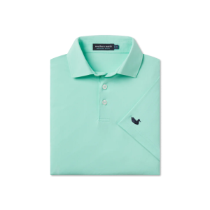 Youth Galway Grid Performance Polo- Antigua Blue