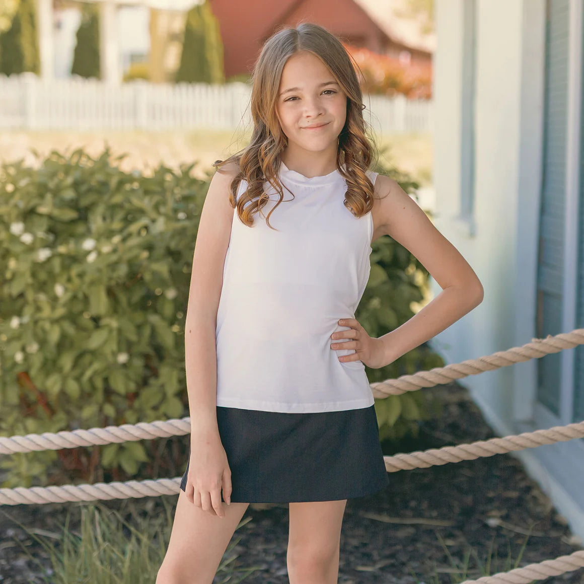 Youth Celeste Active Tank - White - Image 3