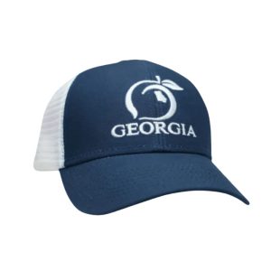 Youth Peach State Pride Trucker - Navy/White