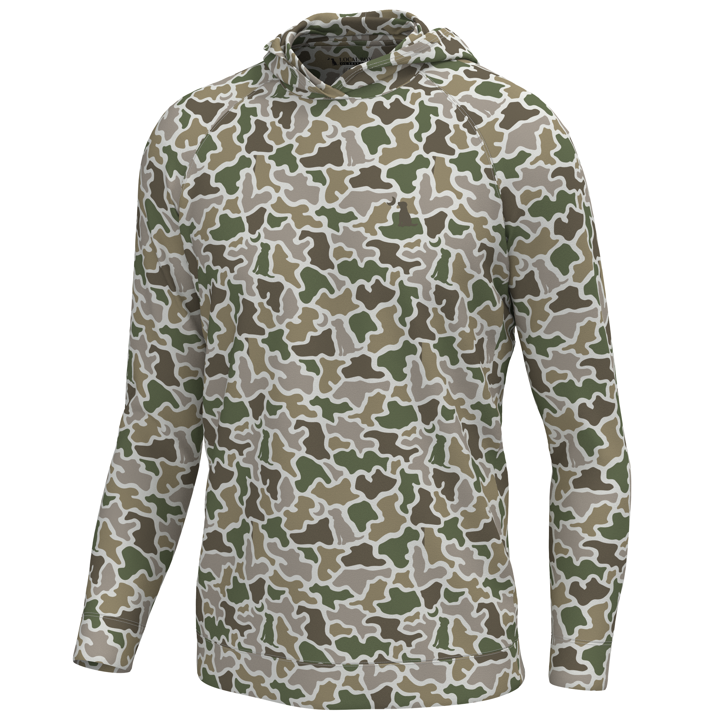 Toddler Hemlock Hoodie - Dog & Moon Camo