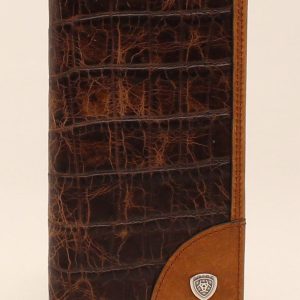 Ariat Faux Croc Rodeo Wallet