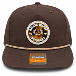 Outdoors PVC Circle Patch Hat - Old School Camo- Bark