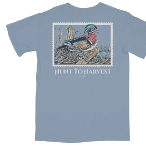 Wood Duck Stamp - Blue Jean