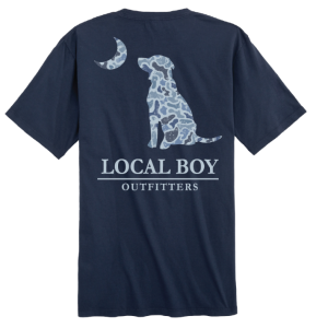 Youth Distressed LCF Cobalt Dog & Moon SS Tee - China Blue