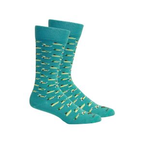 Currituck (Duck Decoys) Socks - Teal