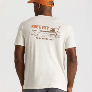 Lazy Tides Pocket Tee - Heather Birch