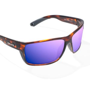 Bales Beach Brown Tortoise Gloss with Violet Mirror Glass Lenses