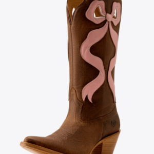 Women's Beaux Western Boot - Weathered Tan/Baby Pink