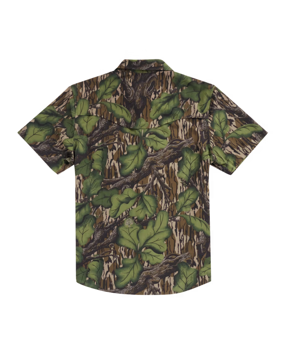 Men's Tecovas x Mossy Oak Performance Western Short Sleeve - Full Foliage