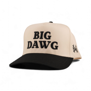 Big Dawg Snapback Hat - Natural & Black