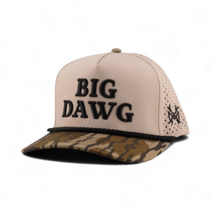Big Dawg Performance Snapback Hat - Mossy Oak Bottomland & Natural