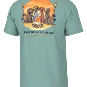 Youth Bird Dog Bonfire Tee - Emerald Coast
