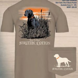 Born To Hunt Black Lab - Driftwood