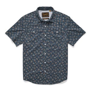 Open Country Tech Shirt - Rancher Floral - Dark Slate