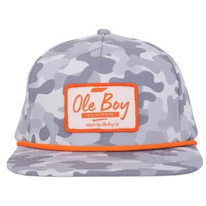 What's Up Ole Boy Grey Camo Hat
