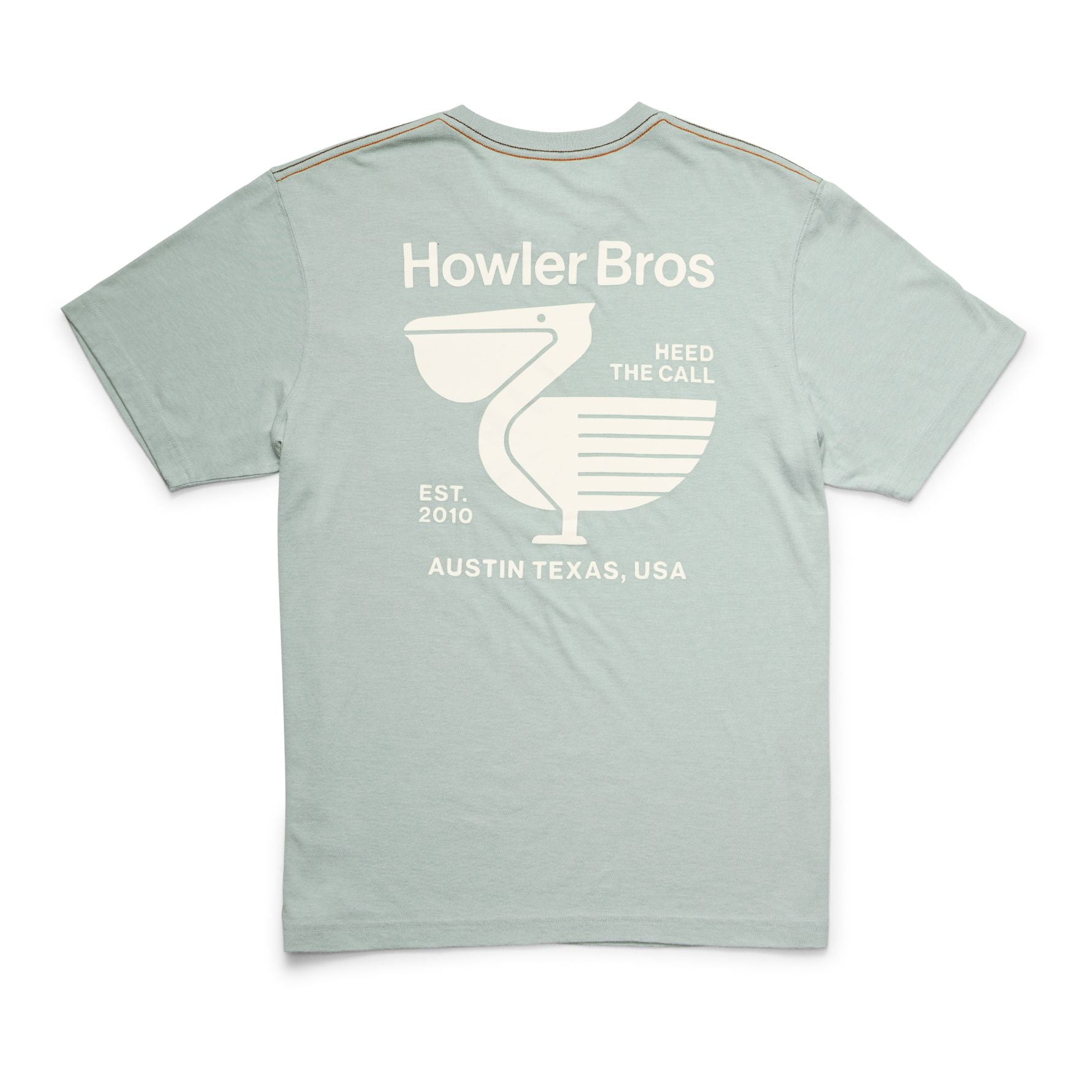 Pelican Postage Pocket T-Shirt - Puritan Grey