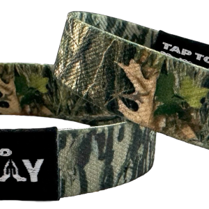 Tap To Pray™ Wristbands - Forest & Tree Bark Camo