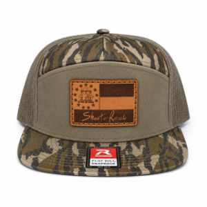 Georgia Flag Patch 7 Panel Hat - Mossy Oak Bottomland & Loden