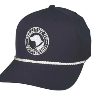 Circle Logo Rope Hat - Navy
