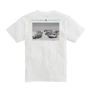 Coasting Postcard Tee - White