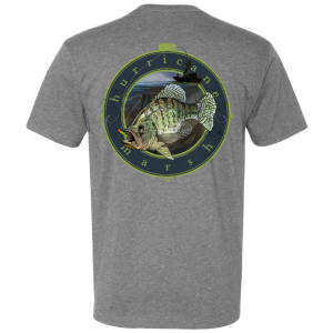 Crappie Tee - Dark Heather Grey
