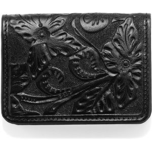 Silver Creek Black Las Flores Bi-Fold Wallet
