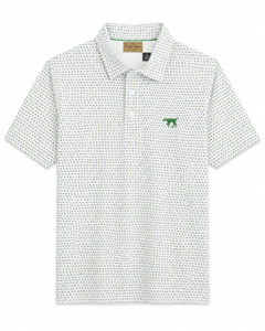 Tonal Pointer Performance Polo - Navy Dot
