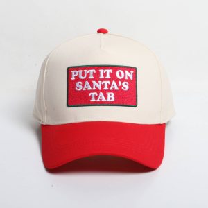 Put It On Santa's Tab Hat - Red