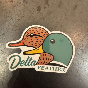 Retro Duck Head Sticker