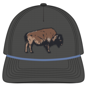 Ensenada Rope Hat Bison - Midnight Gray