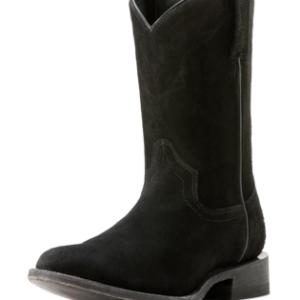 Downtown Boot - Stonewashed Black Suede