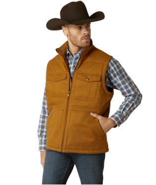 Grizzly 2.0 Canvas Vest - Chestnut