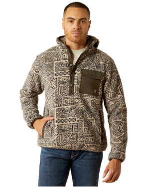 Polar Bear Fleece Hoodie - Light Brindle