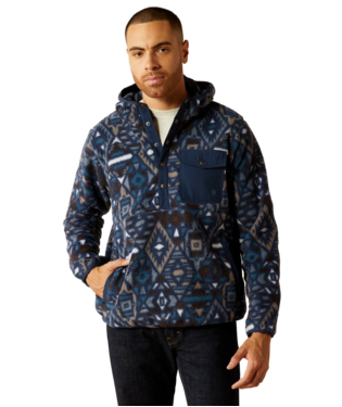 Polar Bear Fleece Hoodie - Navy Southwest