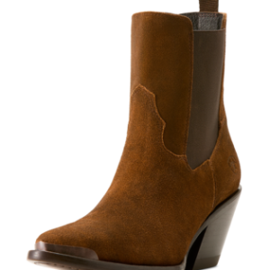 WMS Shiloh Bootie - Dark Ginger Suede