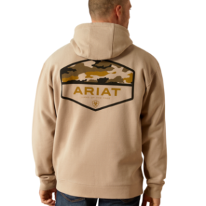 Camo Hex Hoodie - Beige