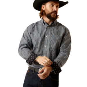 Wrinkle Free Luther Classic Fit Shirt - Black