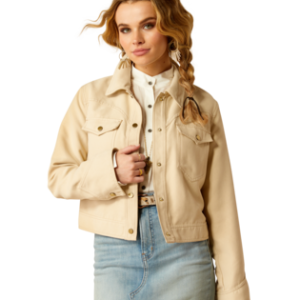 Women's Rodeo Cropped Jacket - Oyster