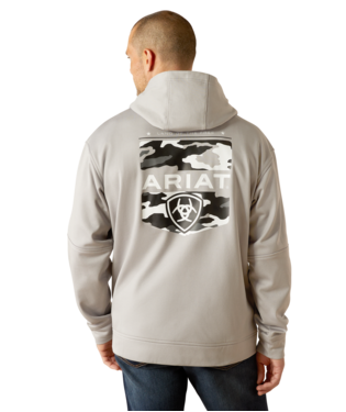 Tek Fleece 2.0 Camo Pocket Hoodie - Grey Heather