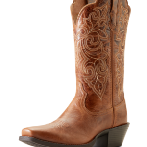 WMS Round Up Square Toe Western Boot - Ready Russett