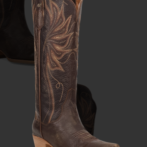 GRACE LEATHER BOOT - BROWN/BROWN
