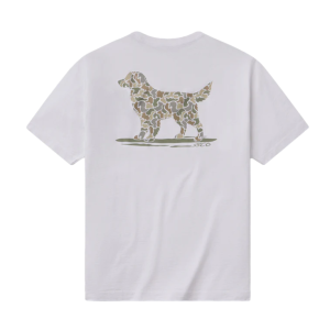 Camo Retriever Tee SS - Bright White