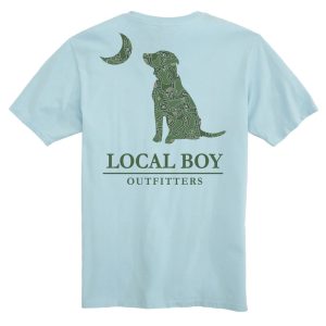 Par 3 Dog & Moon Tee - Chambray