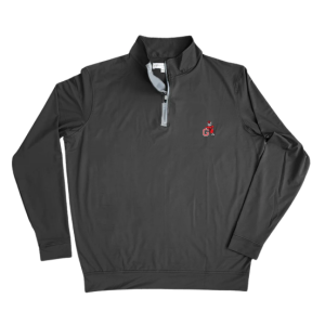 Leaning Dawg 1/4 Zip Performance Pullover - Black