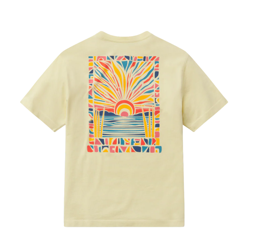 Pieces Of Paradise Tee- Canary