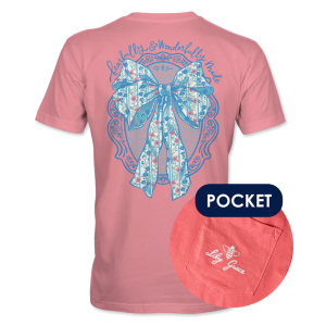 Lily Grace Wonderfully Made Bow Tee